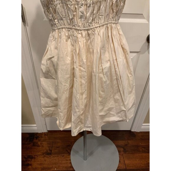 English Factory Cream Sundress W/ Ruffle Elastic Straps, Size M, NWT! - Picture 8 of 9